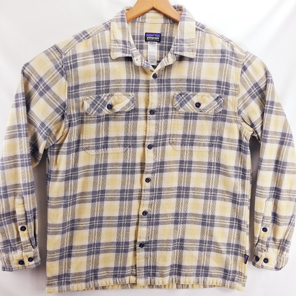 Patagonia Men's L Organic Cotton Flannel D7